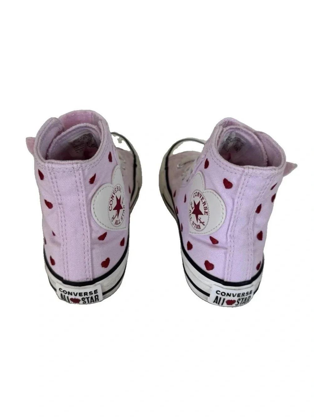 Converse Chuck Taylor All Star Hearts & Roses Easy On 13.5 Pink